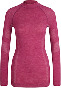 FALKE dames lange mouw shirt Wool-Tech, thermoshirt, lichtpaars (radiant orchid)