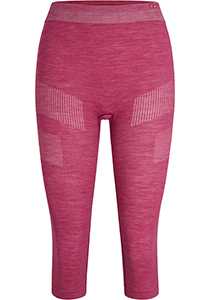 FALKE dames 3/4 tights Wool-Tech, thermobroek, lichtpaars (radiant orchid)