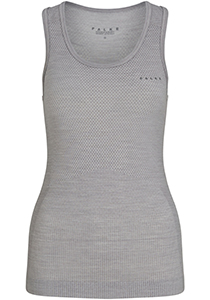 FALKE dames tanktop Wool-Tech Light, thermoshirt, grijs (grey-heather)