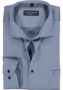 CASA MODA comfort fit overhemd, mouwlengte 72 cm, blauw twill 