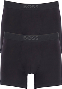 HUGO BOSS Ultrasoft boxer briefs (2-pack), heren boxers normale lengte modal, zwart