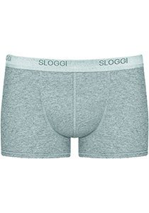Sloggi Men Basic Short, heren boxershort korte pijp (1-pack), grijs