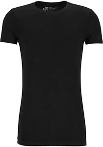 TEN CATE Basics men bamboo viscose T-shirt (1-pack), heren T-shirt O-hals, zwart
