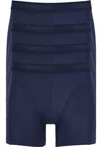 TEN CATE Basics men bamboo viscose shorts (4-pack), heren boxers normale lengte, blauw