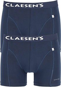 Claesen's Basics boxers (2-pack), heren boxers lang, blauw