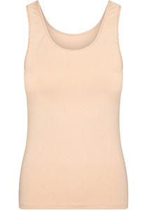 RJ Bodywear Pure Color dames hemd (1-pack), nude