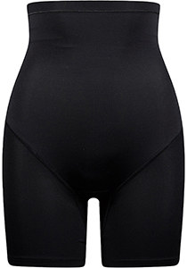 RJ Bodywear Pure Color Shape dames shape long slip (1-pack), zwart
