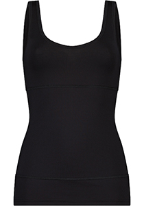 RJ Bodywear Pure Color Shape dames shape hemd (1-pack), zwart