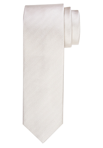 Profuomo stropdas, zijde, off-white