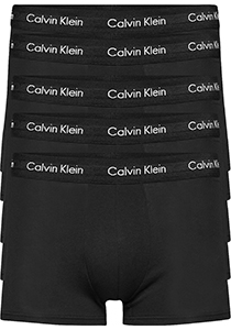 Calvin Klein Trunk (5-pack), heren boxers kort, zwart
