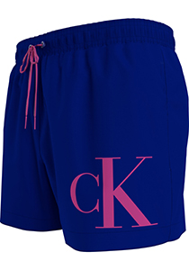 Calvin Klein Short Drawstring swimshort, heren zwembroek, donker kobaltblauw