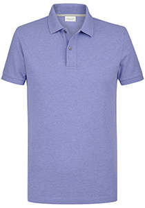 Profuomo slim fit heren polo, paars