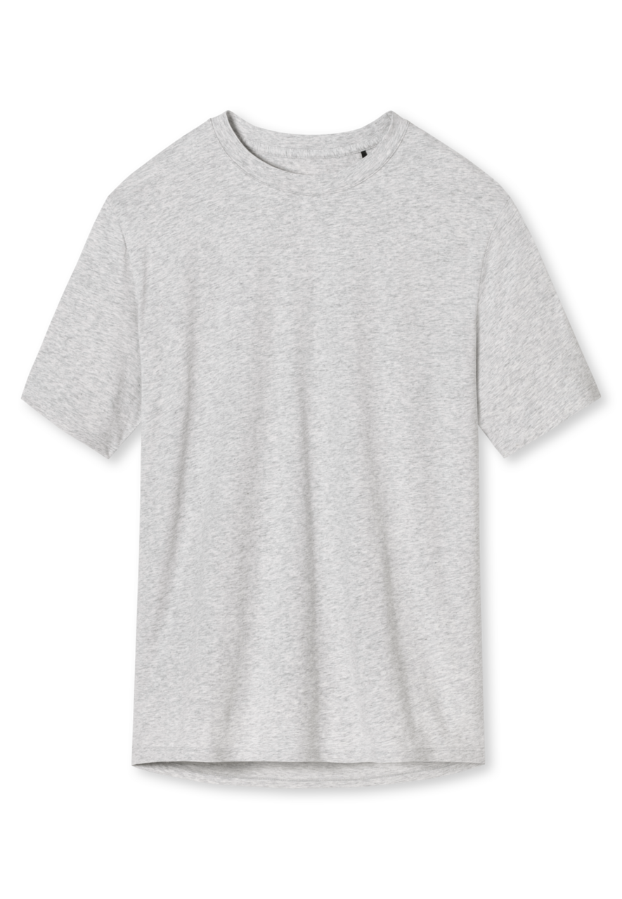 SCHIESSER Mix+Relax T-shirt, dames shirt korte mouwen grijs-gemeleerd